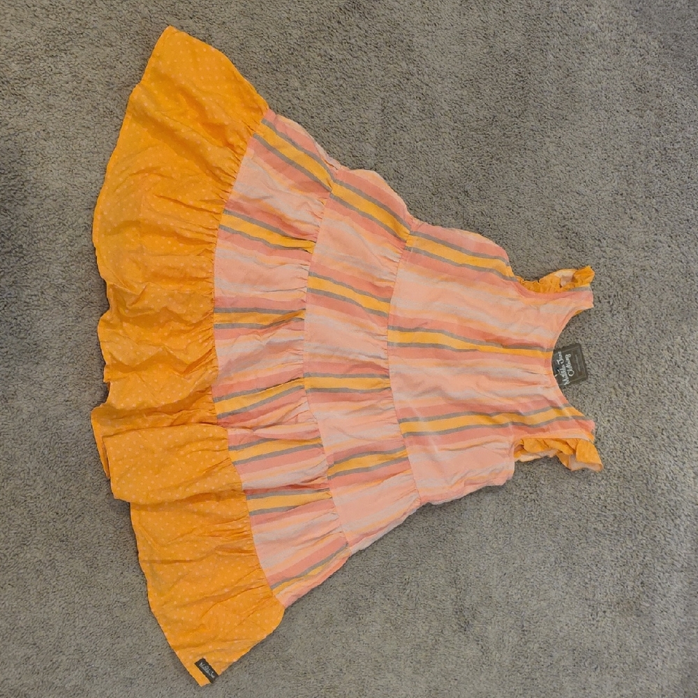 NWT Girls Matilda Jane Dream Chasers Orange Creamsicle Dress Size 8 NEW